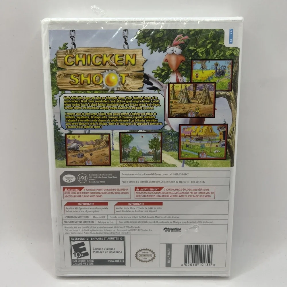 Chicken Shoot Nintendo Wii 2007 NEW! SEALED!